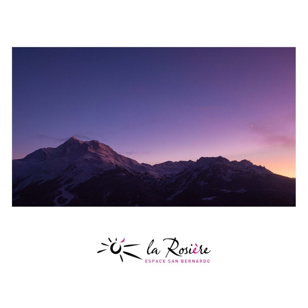 La Rosière, A View from Chalet Ourson